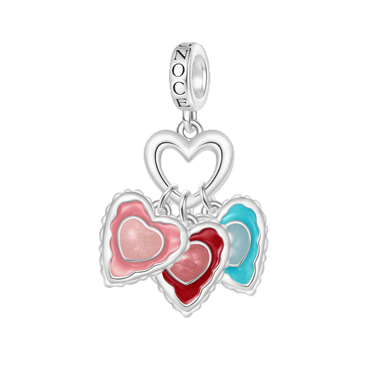 Gnoce Engravable Glow-in-the-Dark Heart Pendant Dangle Charm_1
