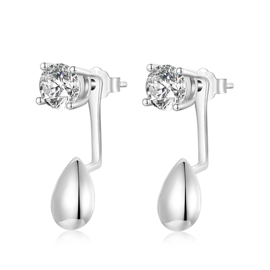 Gnoce Drop Diamond Stud Earrings_1