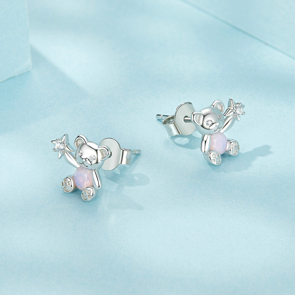 Gnoce Bear Stud Earrings_3