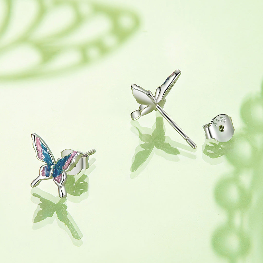 Gnoce Aura Butterfly Stud Earrings_2