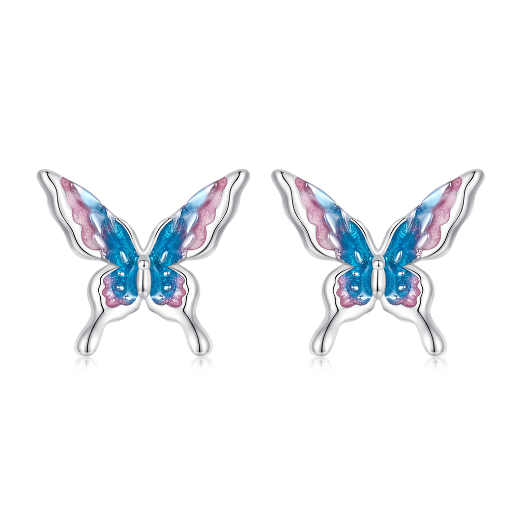 Gnoce Aura Butterfly Stud Earrings_1