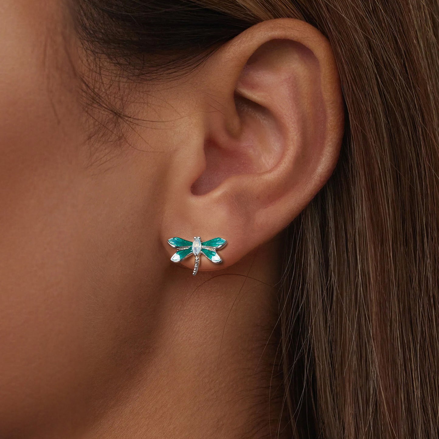 Gnoce Dragonfly Stud Earrings_5