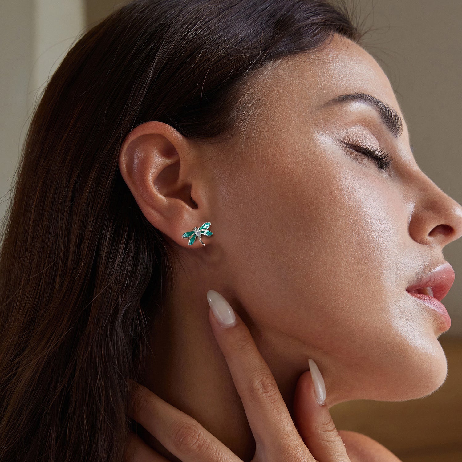 Gnoce Dragonfly Stud Earrings_4