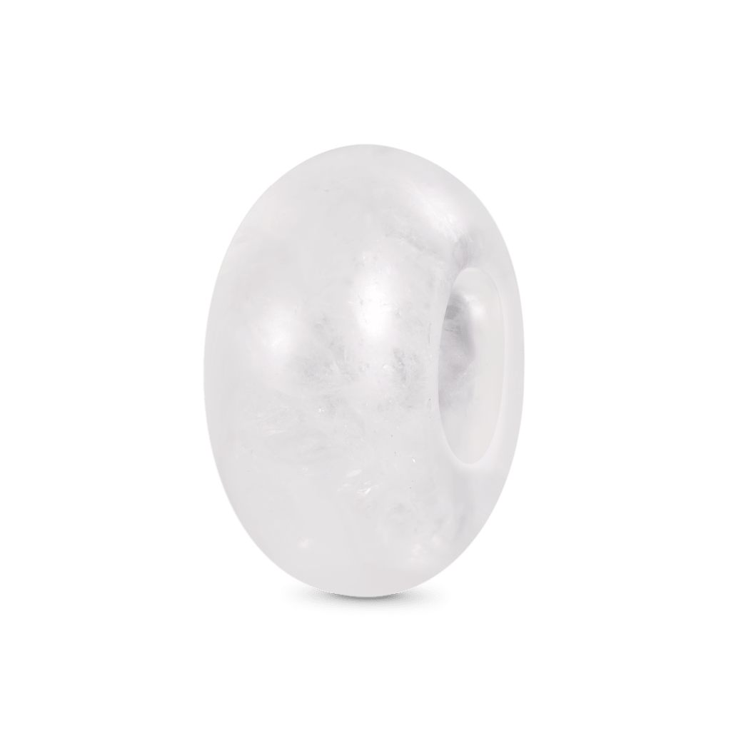 Gnoce White Crystal Circle Large Hole Charm_1