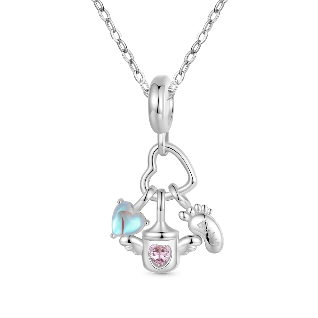 Gnoce Baby Bottle Triple Pendant Dangle Charm_2