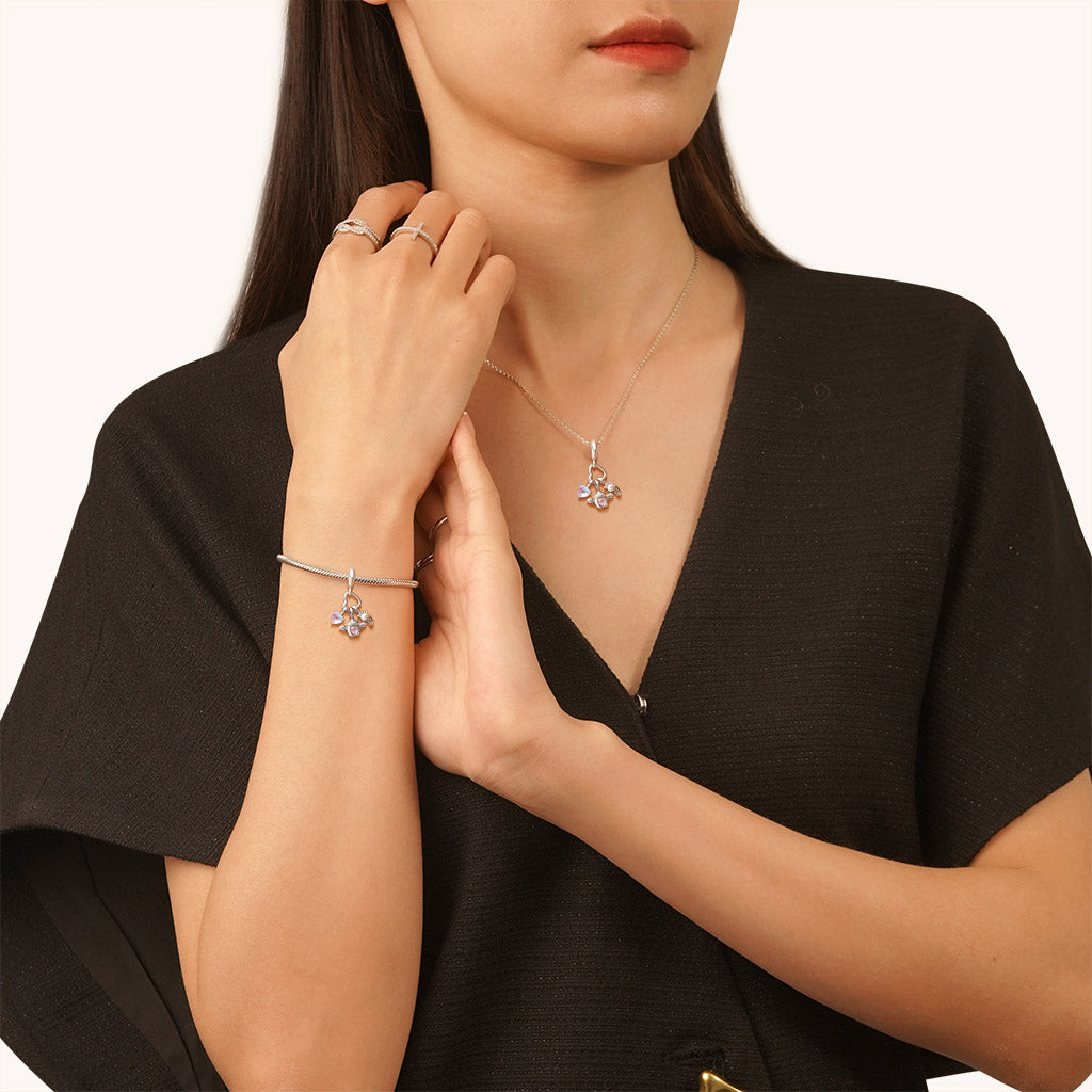 Gnoce Baby Bottle Triple Pendant Dangle Charm_4