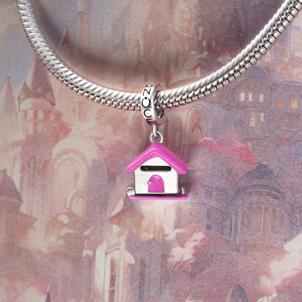 Gnoce Openable Mailbox Love Letter Pendant Dangle Charm_4