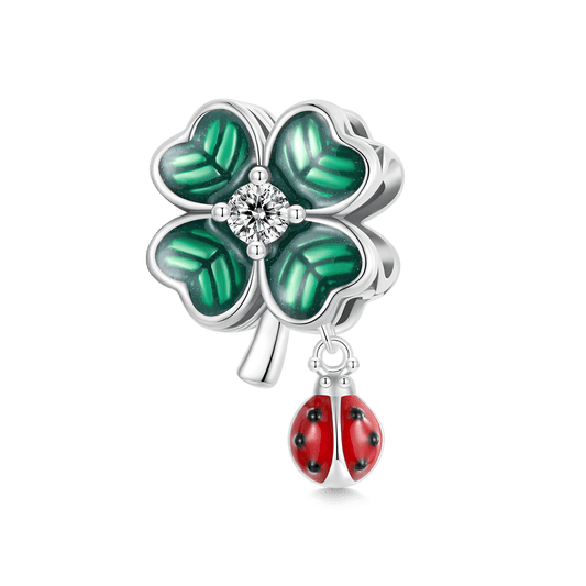 Gnoce Four Leaf Clover Ladybug Charm_1