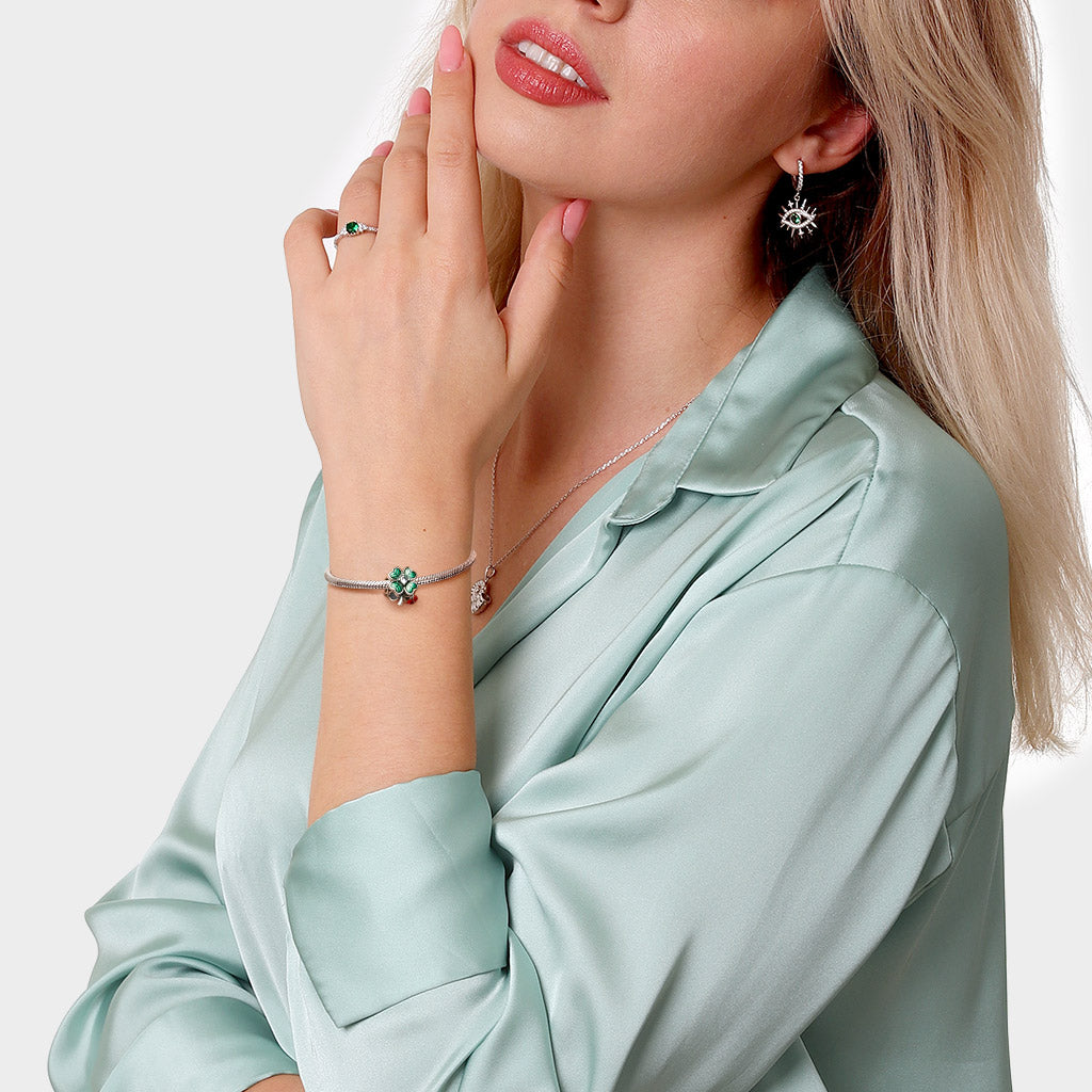 Gnoce Four Leaf Clover Ladybug Charm_4