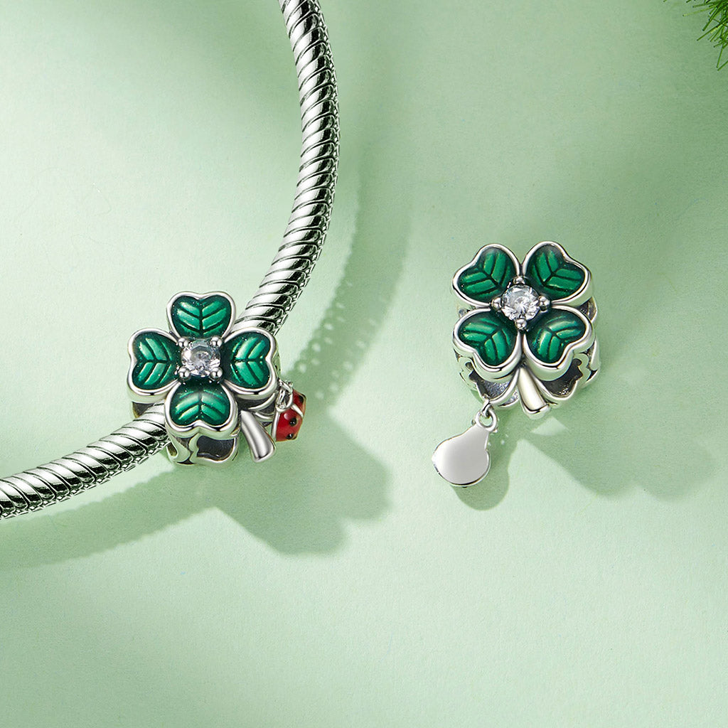Gnoce Four Leaf Clover Ladybug Charm_2