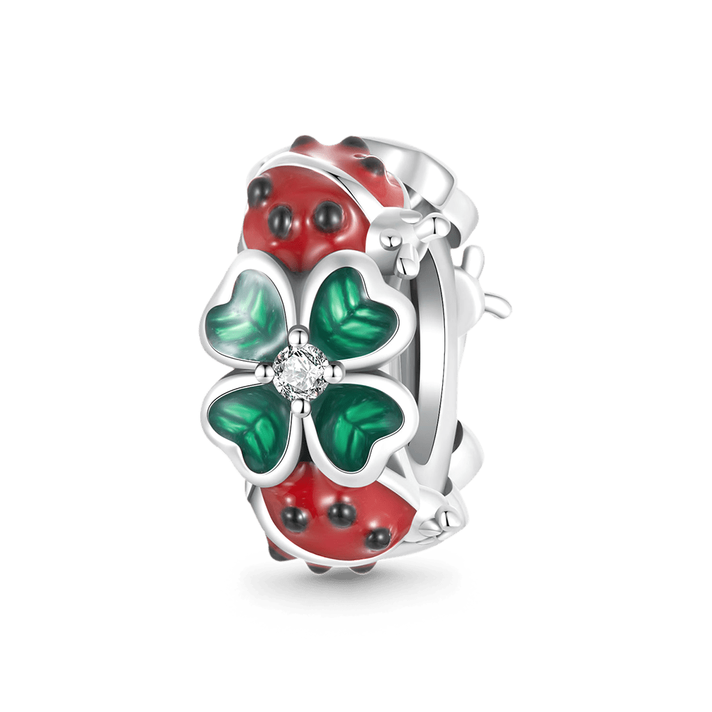 Gnoce Four Leaf Clover Ladybug Stopper Charm_1