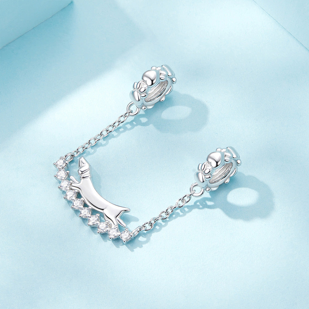 Gnoce Dachshund Safety Chain Charm_2