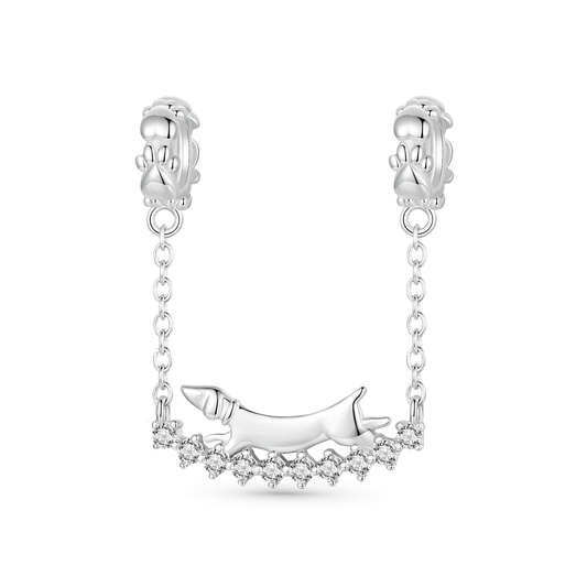 Gnoce Dachshund Safety Chain Charm_1