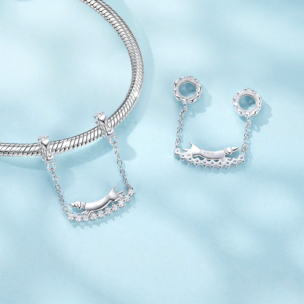 Gnoce Dachshund Safety Chain Charm_3