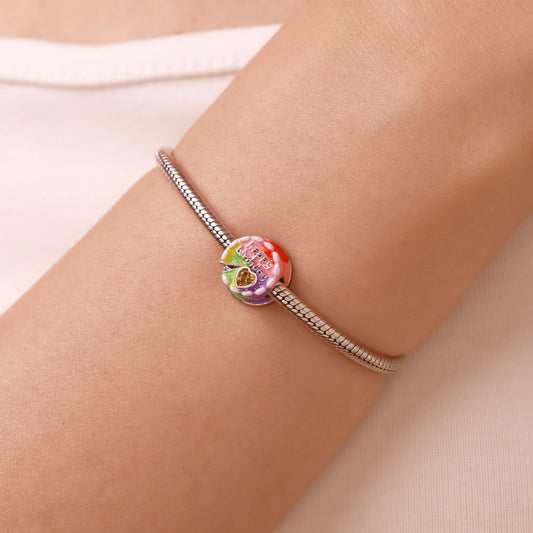 Gnoce Engravable Sterling Silver Happy Birthday Cake Charm_6