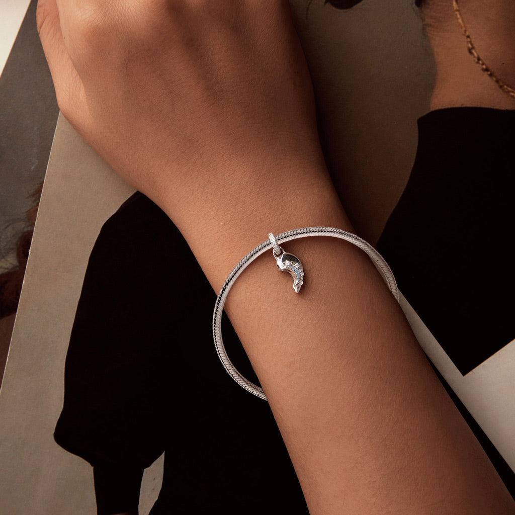 Gnoce Sun and Moon Love Double Pendant Dangle Charm_7