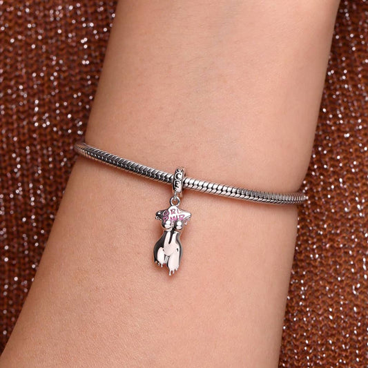 Gnoce Girl Power Human Body Pendant Dangle Charm_6