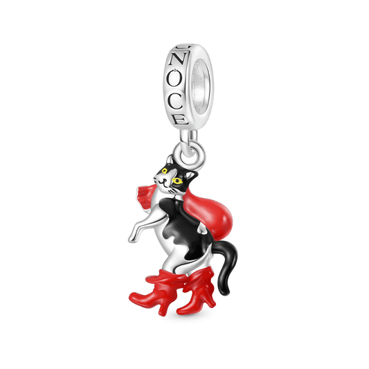 Gnoce Puss In Boots Red Bag Pendant Dangle Charm_1