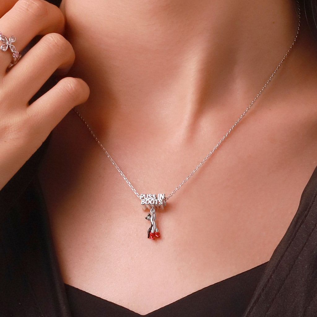 Gnoce Brave And Witty Puss In Boots Pendant Dangle Charm_5