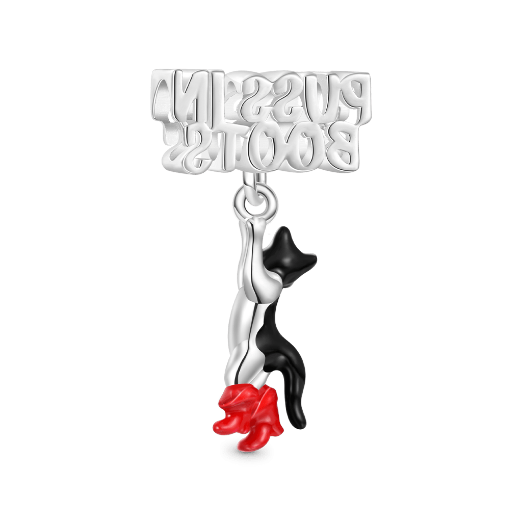 Gnoce Brave And Witty Puss In Boots Pendant Dangle Charm_2