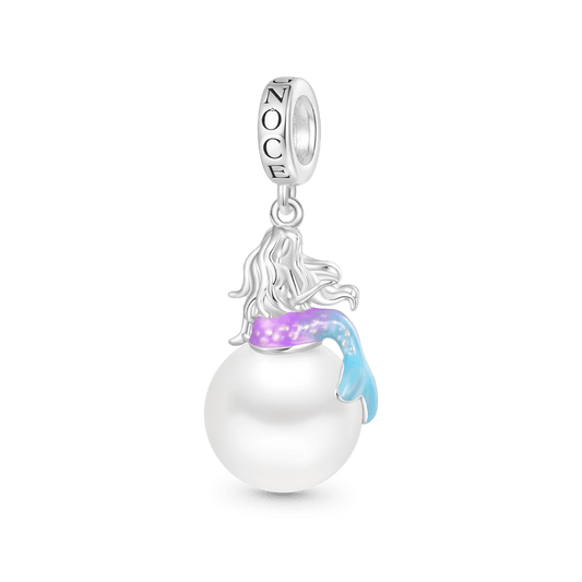 Gnoce Mermaid Pearl Pendant Dangle Charm_1