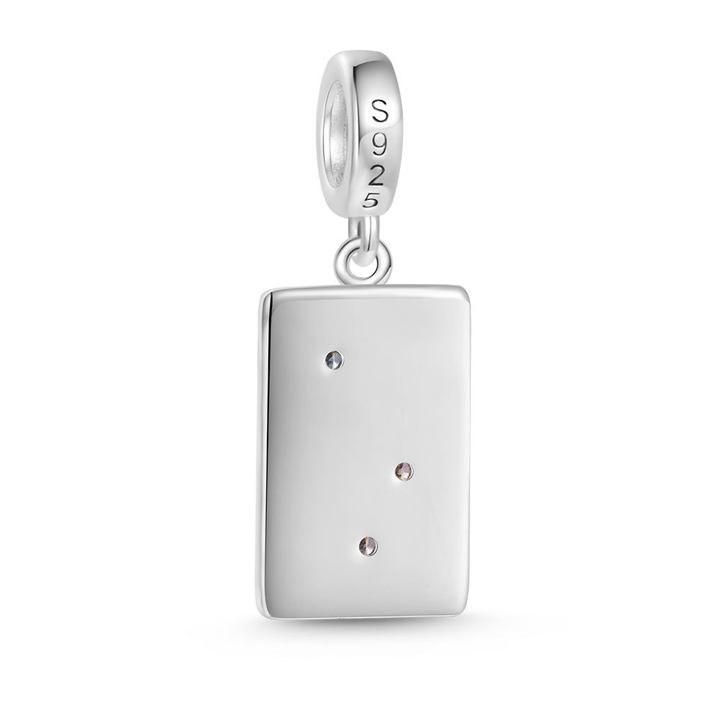 Gnoce Engravable Calendar Birthstone Pendant Dangle Charm_4