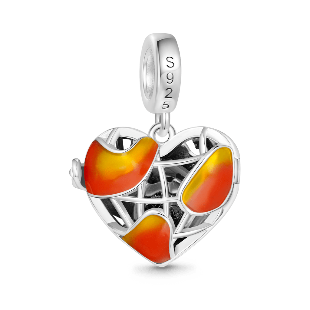 Gnoce Heart Solar System Wireless LED Glow Mars Pendant Dangle Charm_4
