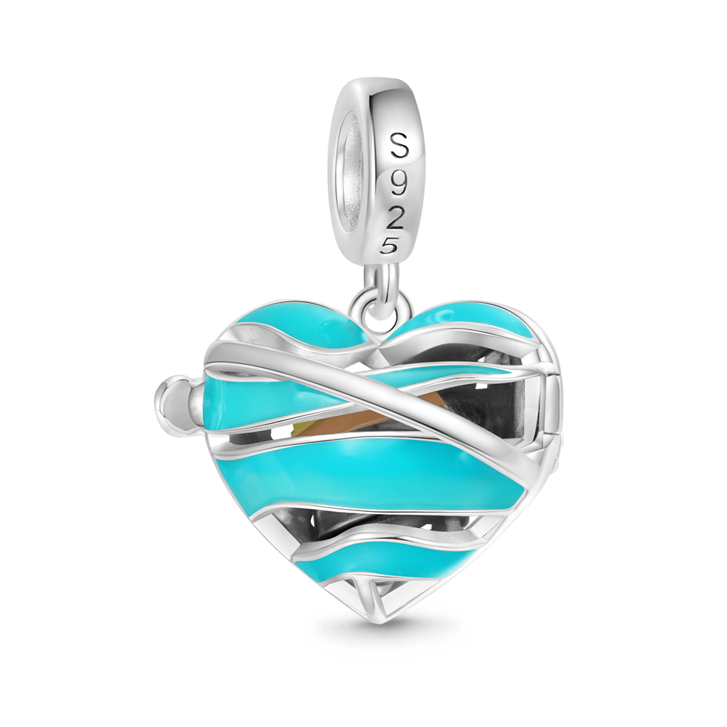 Gnoce Heart Solar System Wireless LED Glow Uranus Pendant Dangle Charm_4