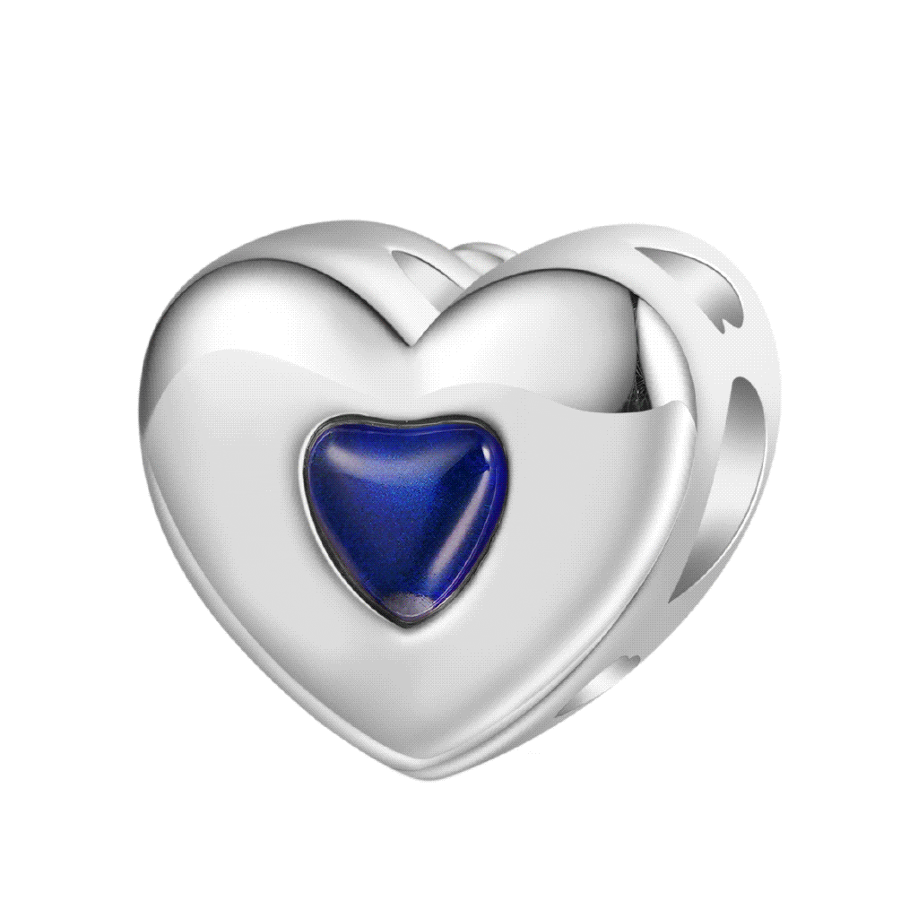 Gnoce Ocean Mermaid Mood Heart Charm_2