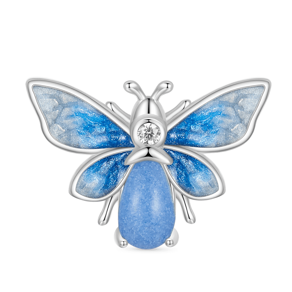Gnoce Glow-in-the-Dark Blue Bee Stopper Charm_2