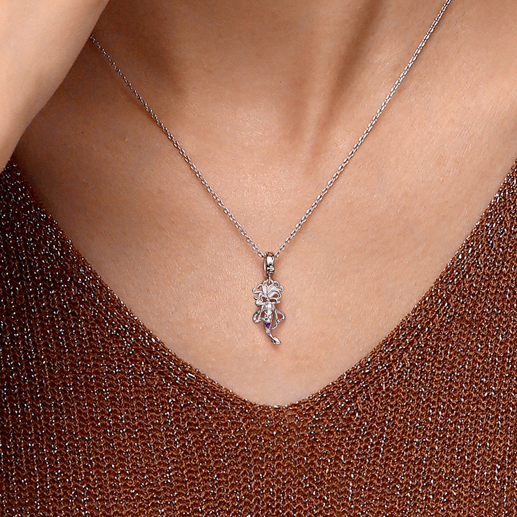 Gnoce Little Mermaid Sea Witch Pendant Dangle Charm_5