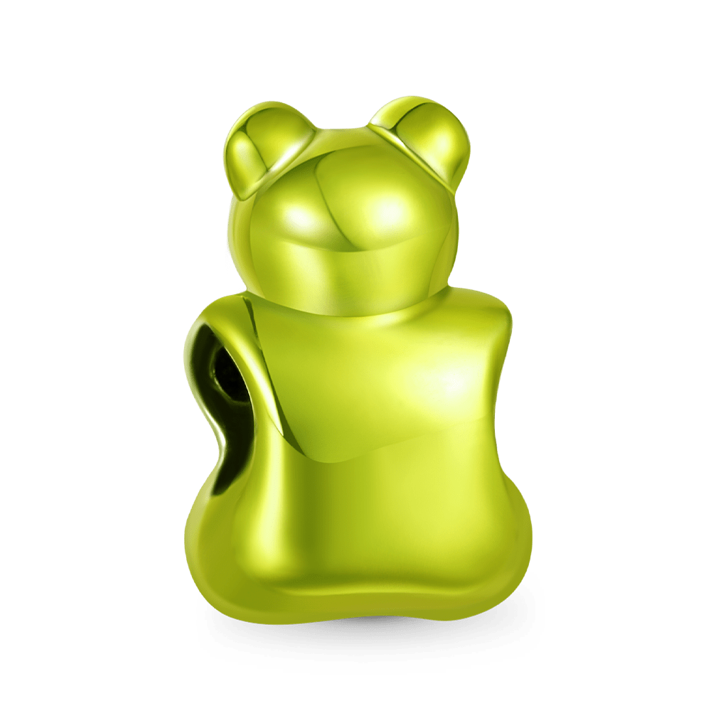 Gnoce Green Gummy Bear Candy Charm_2