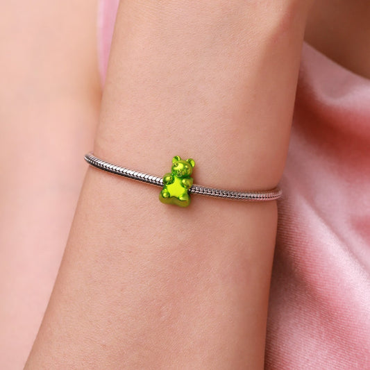 Gnoce Green Gummy Bear Candy Charm_5