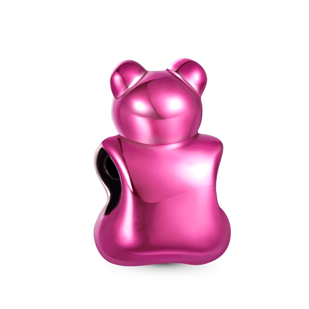 Gnoce Pink Gummy Bear Candy Charm_2