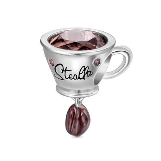Gnoce Engravable Coffee Cup Hanging Coffee Bean Charm_1