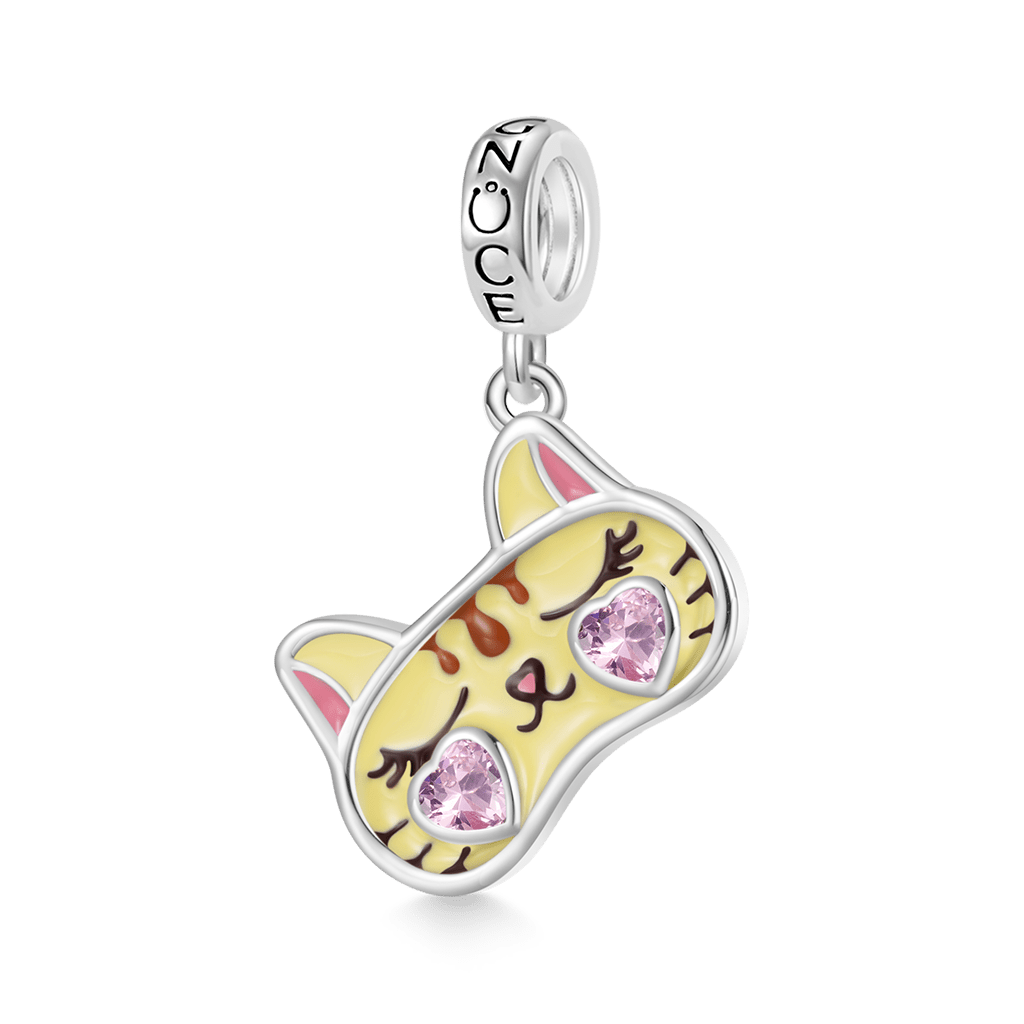 Gnoce Cat Eye Mask Pendant Dangle Charm_1