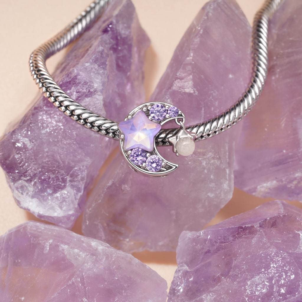 Gnoce Purple Star Moon Glow-in-the-Dark Charm_4