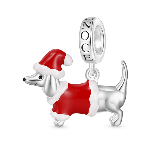 Gnoce Dachshund Dog Christmas Decor Pendant Dangle Charm_1