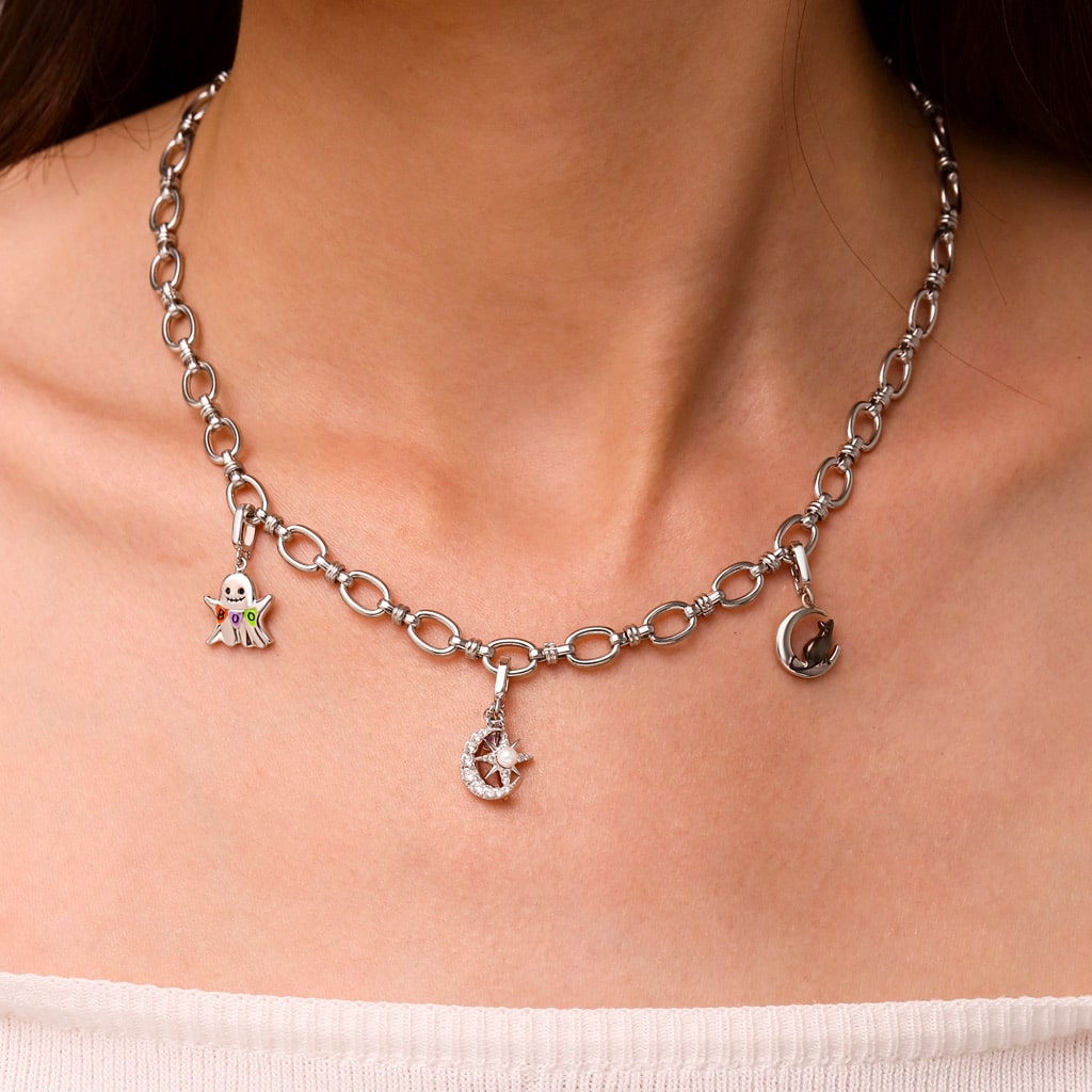 Gnoce Halloween Black Cat Clasp Clusters Charm_5