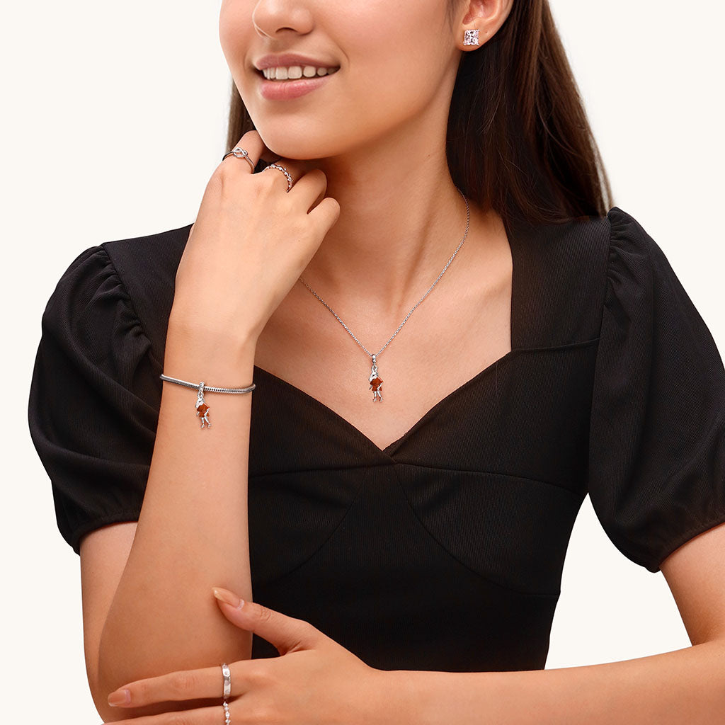 Gnoce Donkey-headed Bottom Pendant Dangle Charm_4