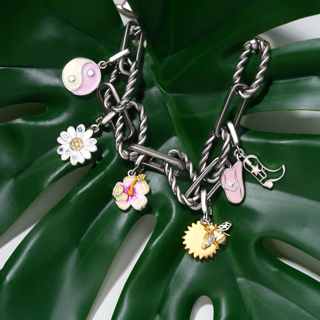 Gnoce Summer Ocean Cowboy Style Clasp Clusters Charm_3