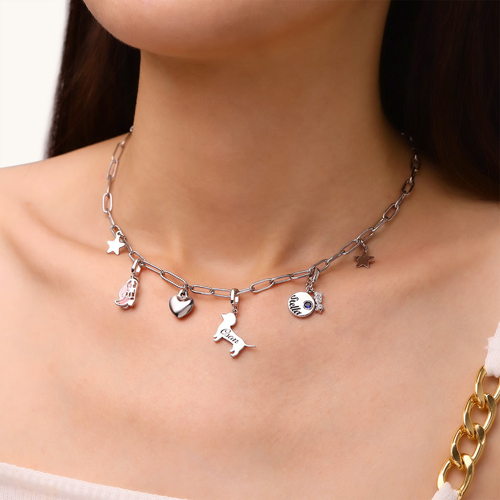 Gnoce Summer Ocean Cowboy Style Clasp Clusters Charm_5