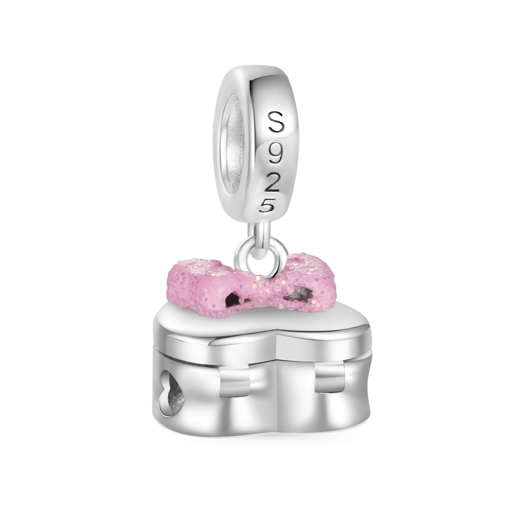 Gnoce Bow Heart Openable Gift Box Pendant Dangle Charm_4