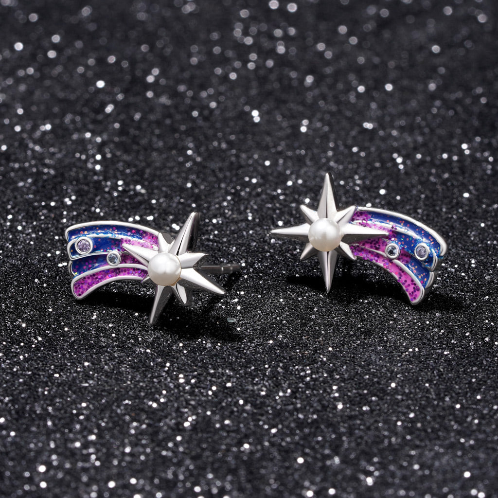 Gnoce Meteor Pearl Stud Earrings_3