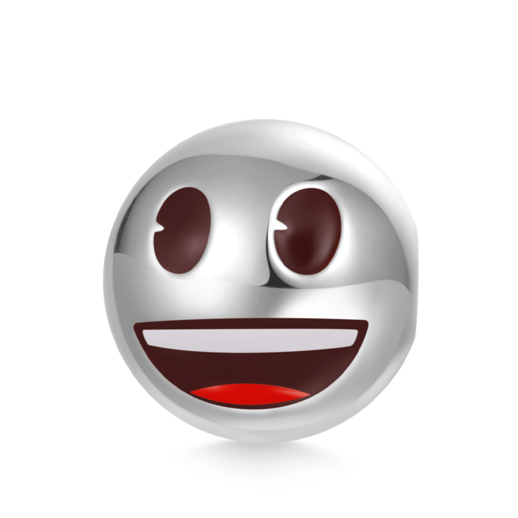Gnoce emoji Smiling Face with Big Eyes Charm_2