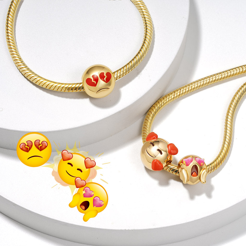 Gnoce emoji Smiling Face with Hearts Charm_3