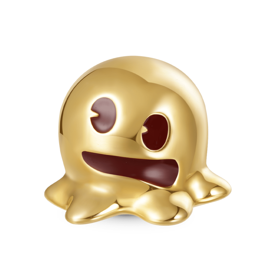 Gnoce emoji Melting Face Charm_1