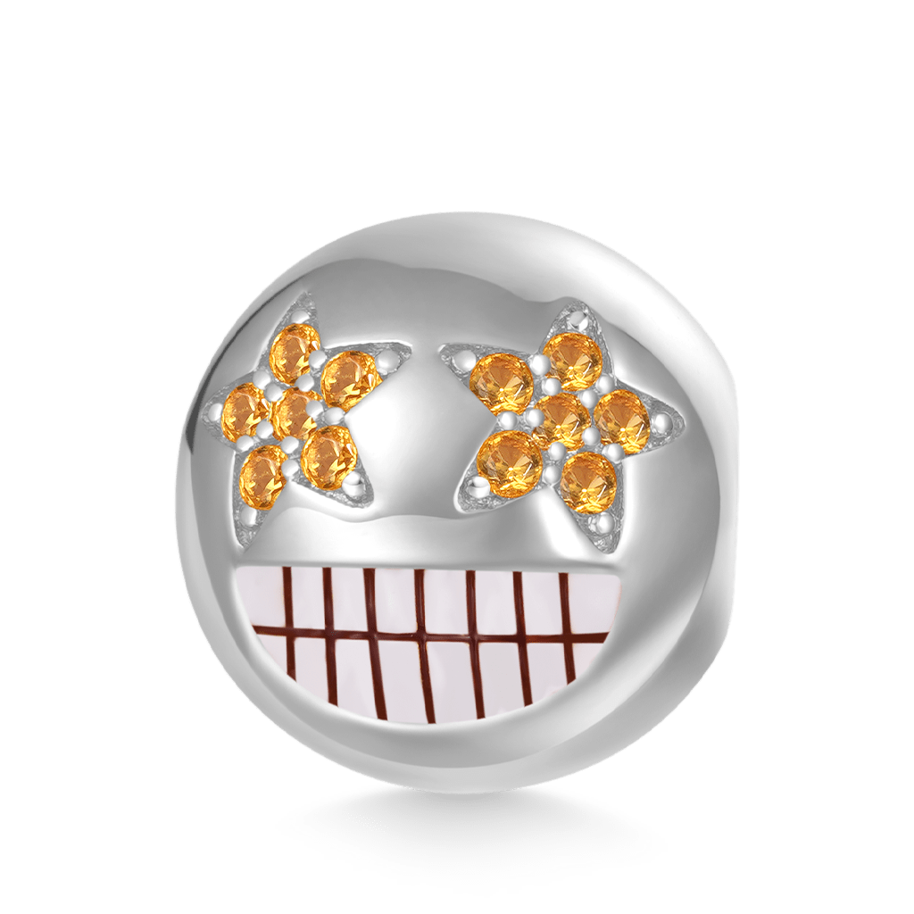 Gnoce emoji Star-obsessed Face Charm_2
