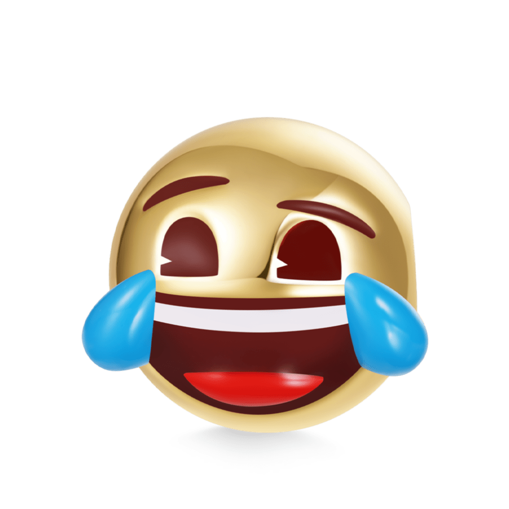 Gnoce emoji Laughing with Tears Face Charm_1