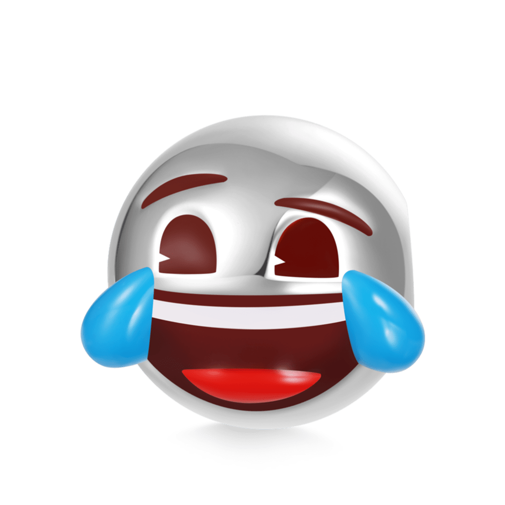 Gnoce emoji Laughing with Tears Face Charm_2